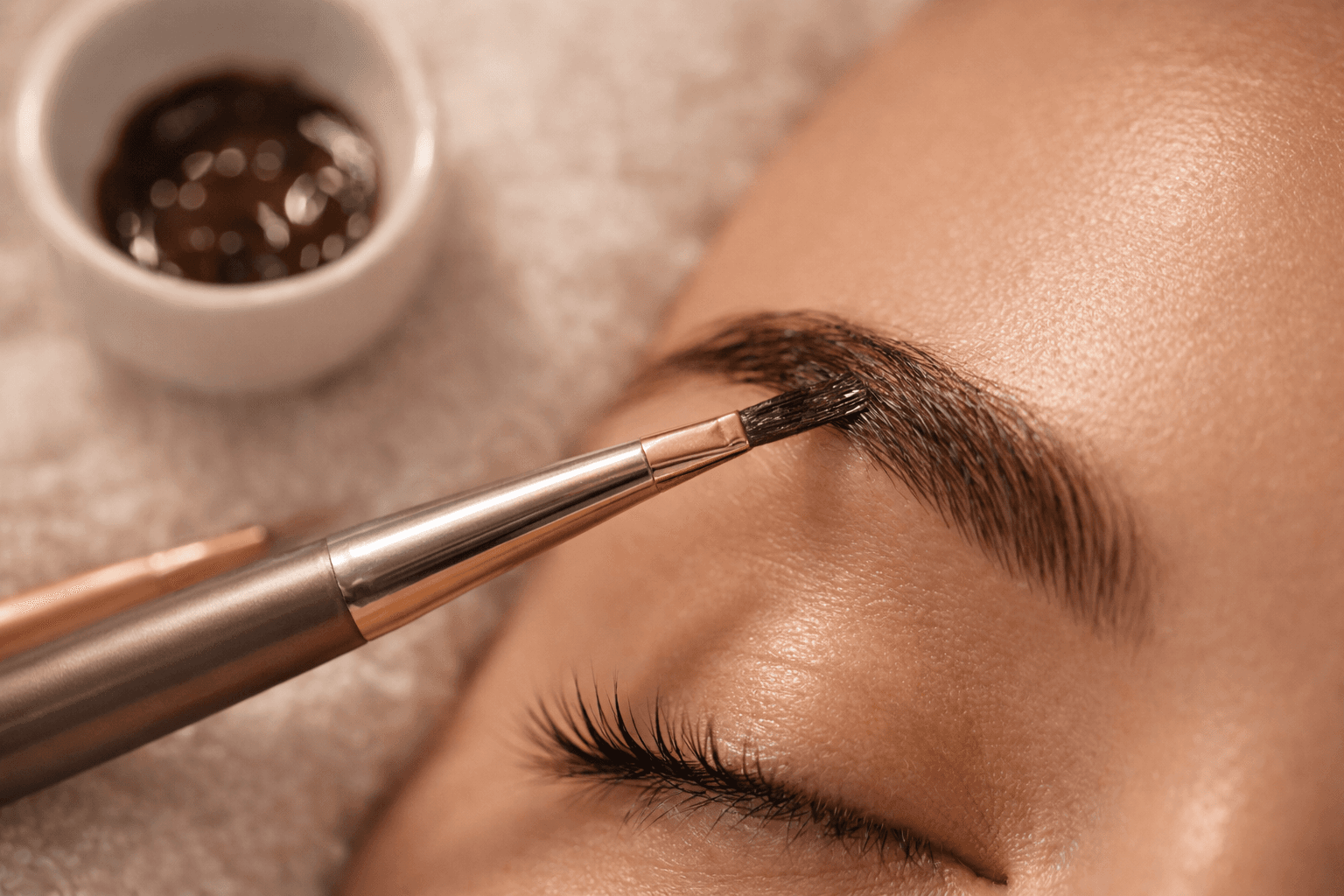 Augenbrauen färben – Beautique JN Leipzig